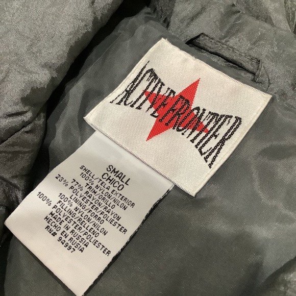 Vintage Active Frontier Metallic Silver Windbreaker Jacket & Pants Matching Set - Picture 13 of 16